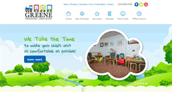 Desktop Screenshot of greenepediatricdentistry.com